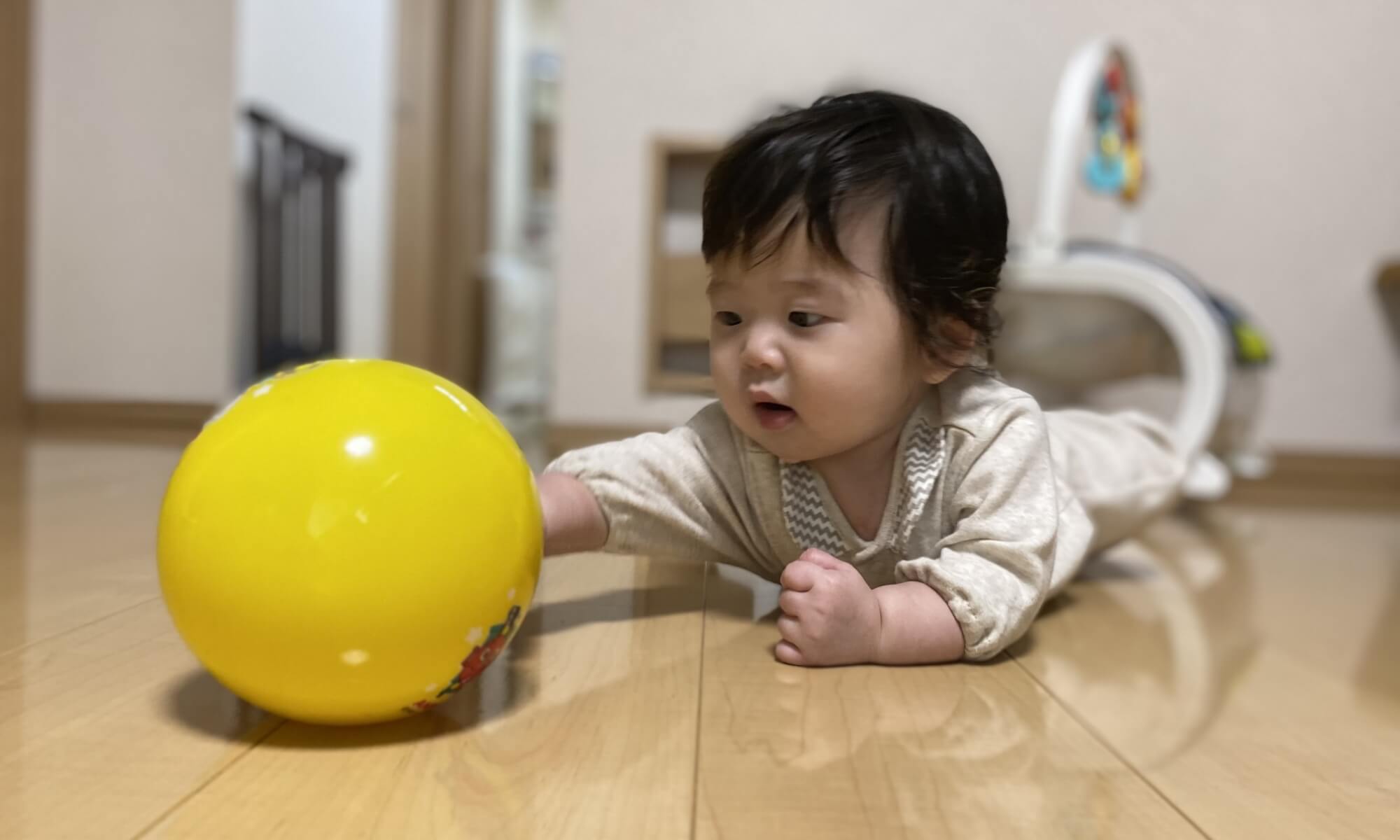 生後7カ月のときのそらくん